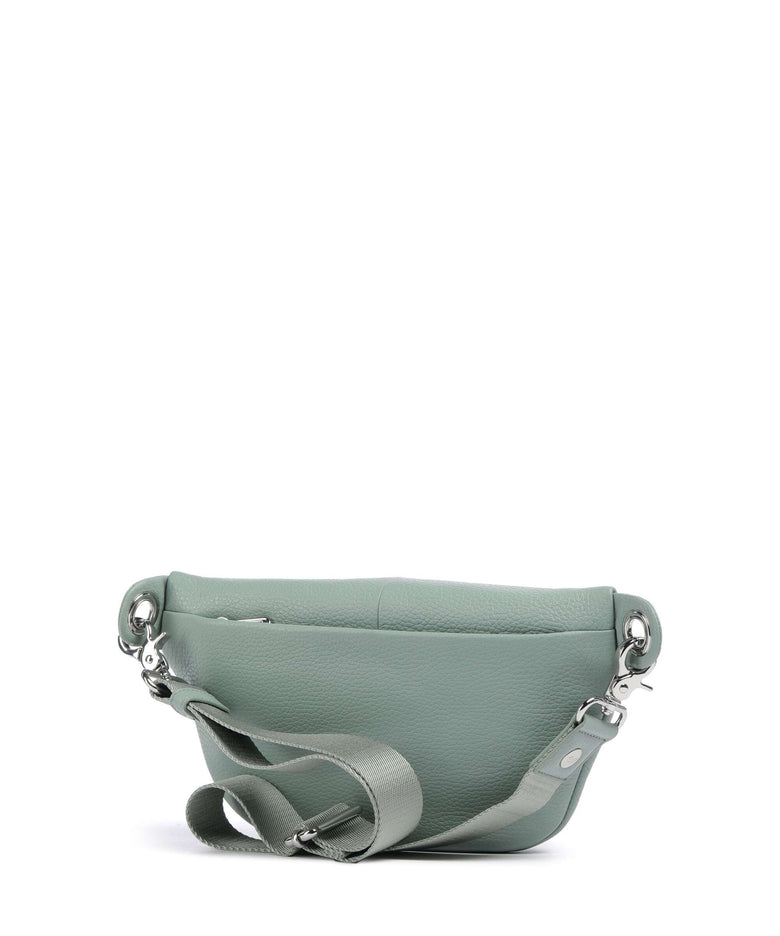 Mandarina Duck Mellow Leather Belt bag iceberg green