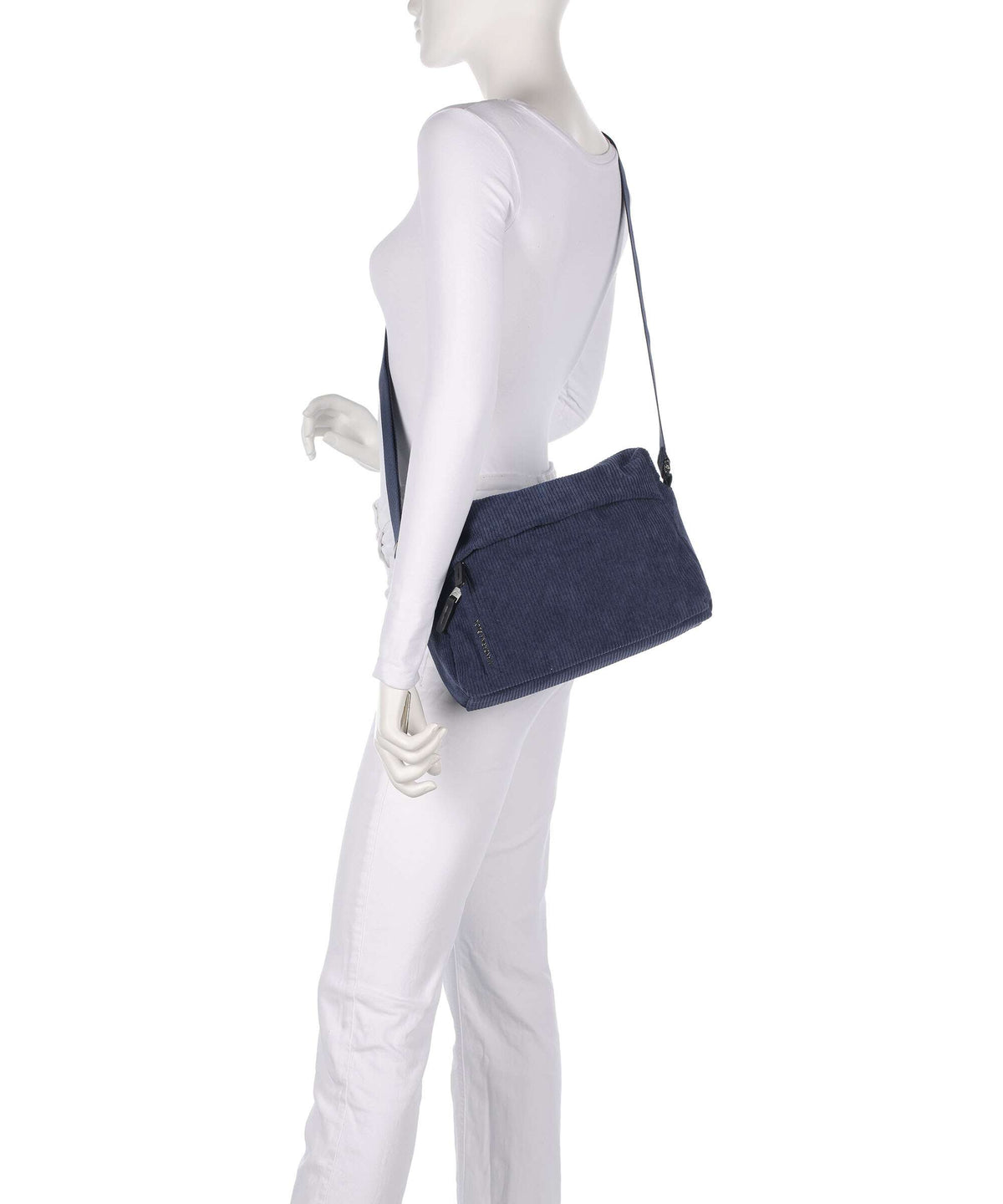 Mandarina Duck Hunter Velvet Crossbody bag blue wing