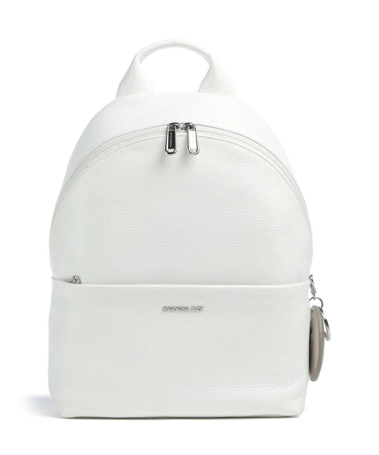 Mandarina Duck Mellow Leather Backpack blanc