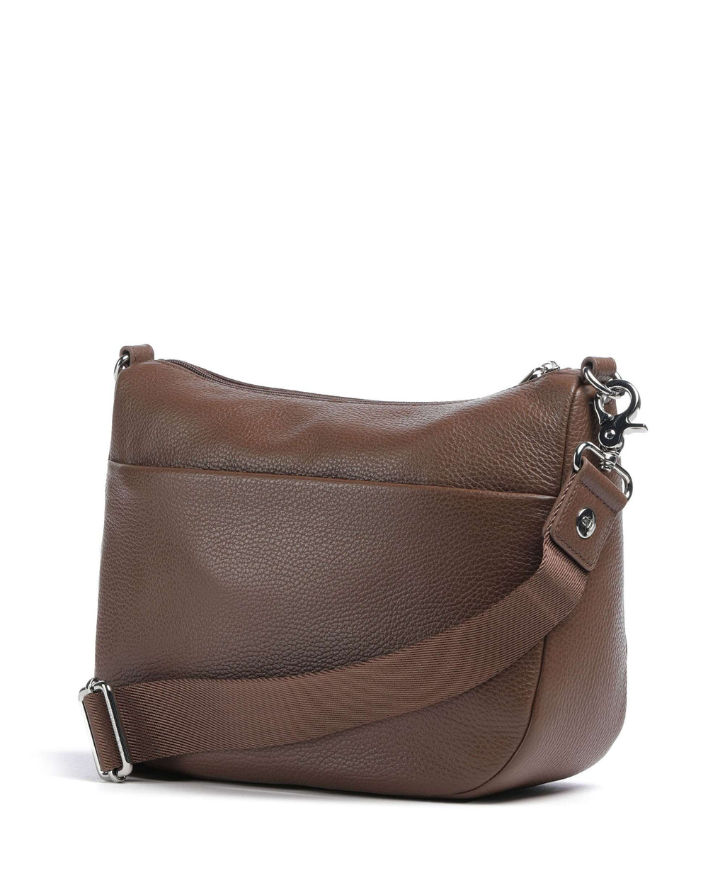 Mandarina Duck Mellow Leather Crossbody bag milk chocolate