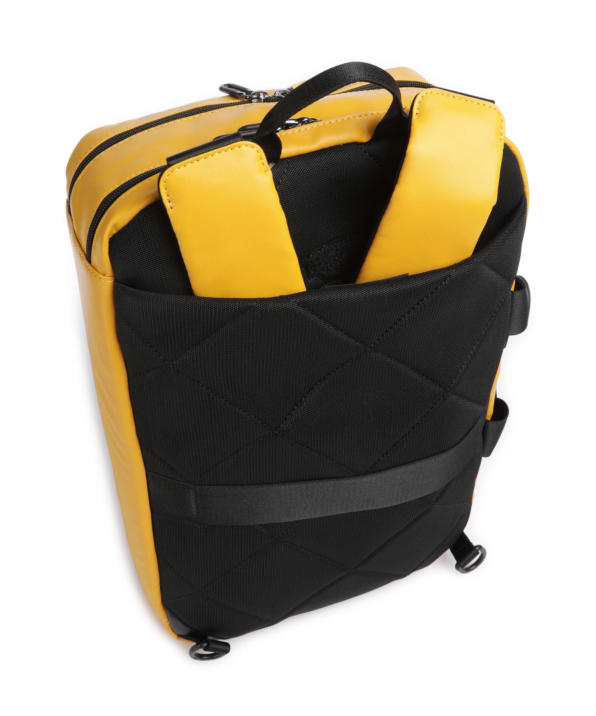 Mandarina Duck Eco Coated Backpack bag duck yellow