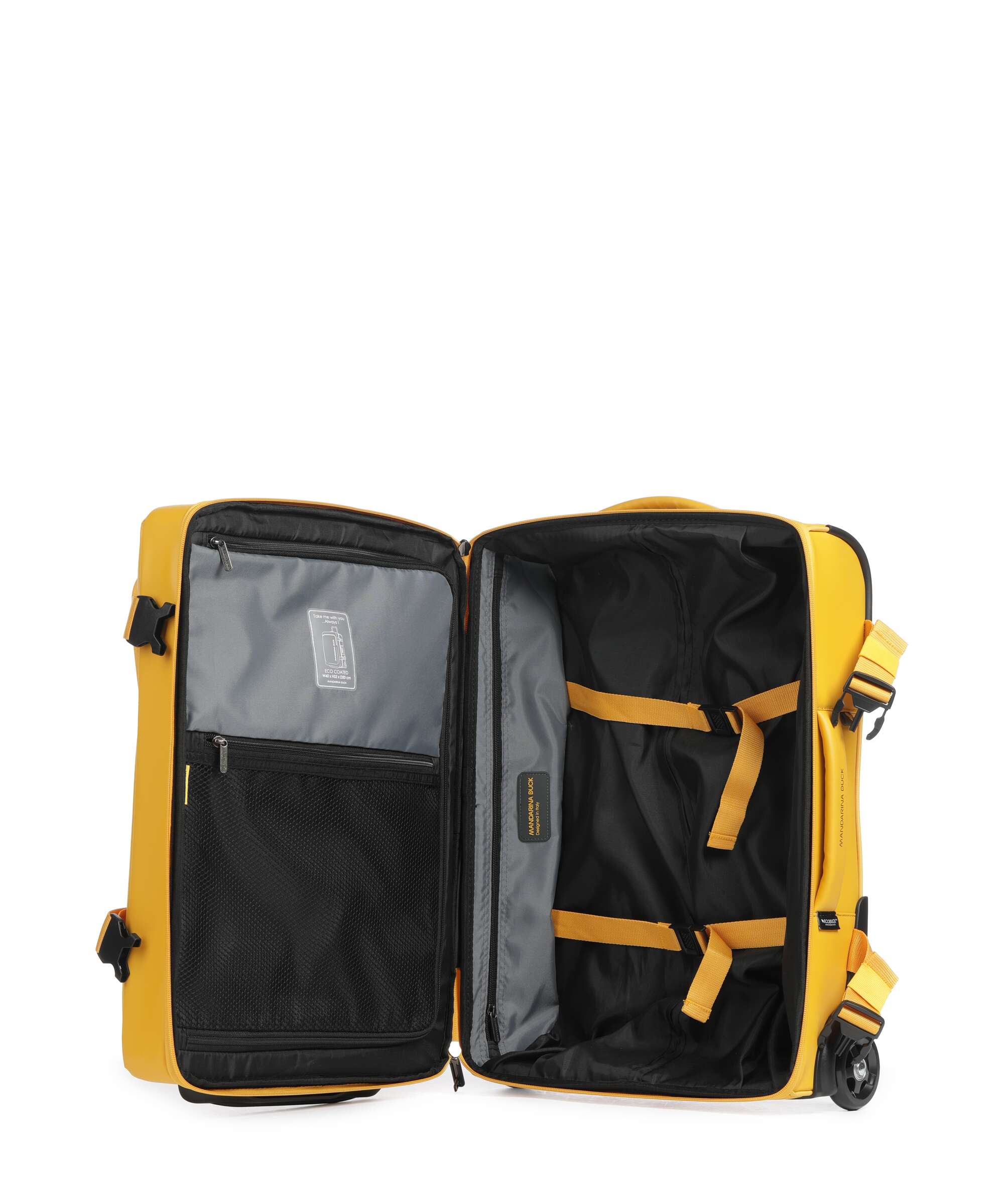 Mandarina Duck Eco Coated Trolley (2 wheels) duck yellow