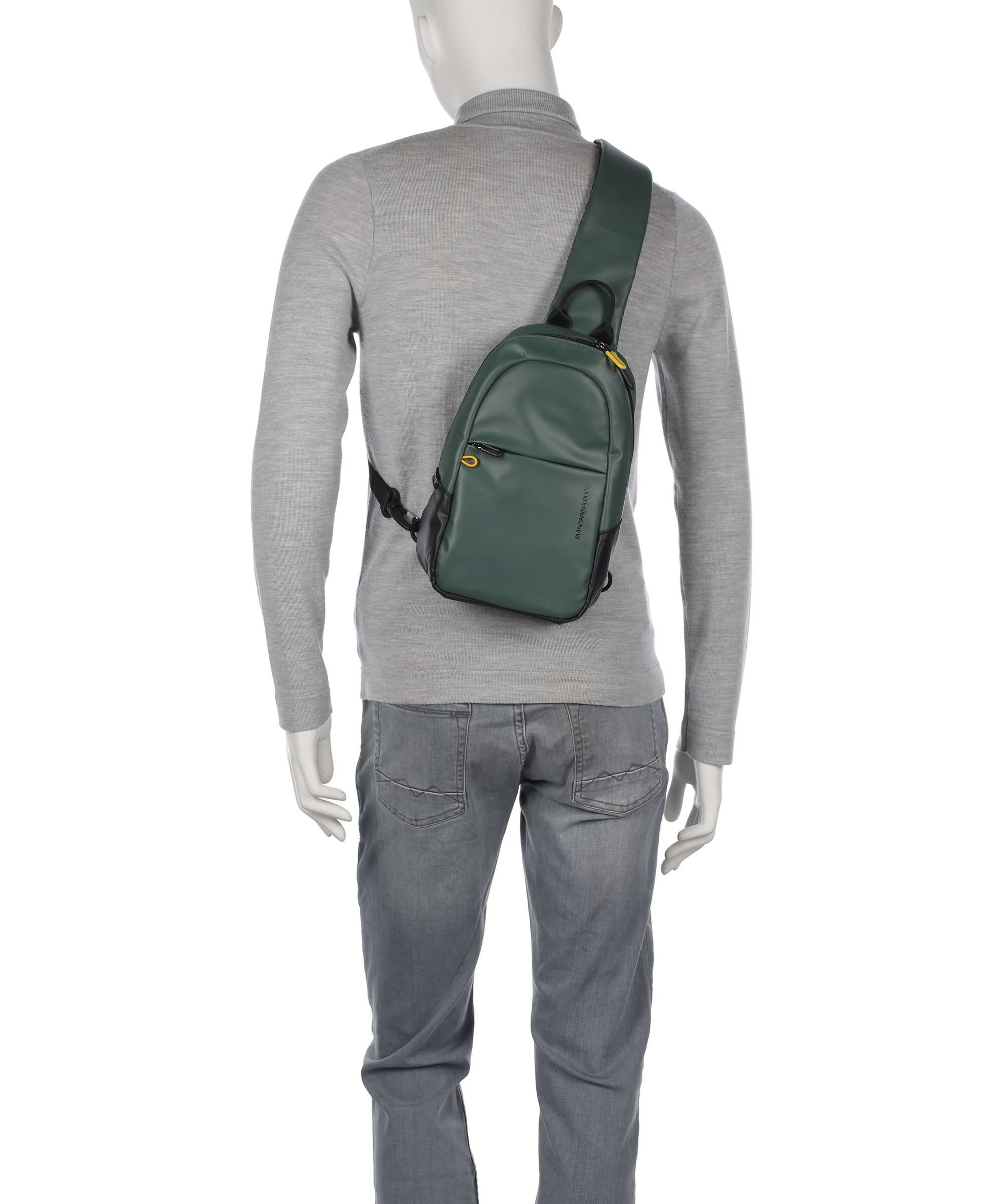 Mandarina Duck Eco Coated Sling bag deep green