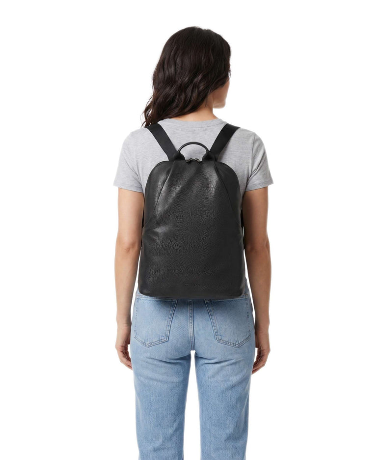 Mandarina Duck Mellow Leather Backpack nero