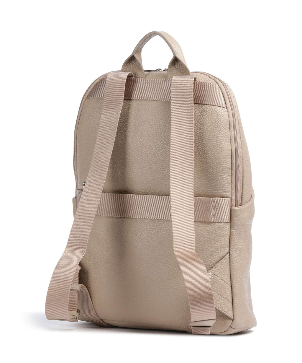Mandarina Duck Mellow Leather Backpack warm taupe
