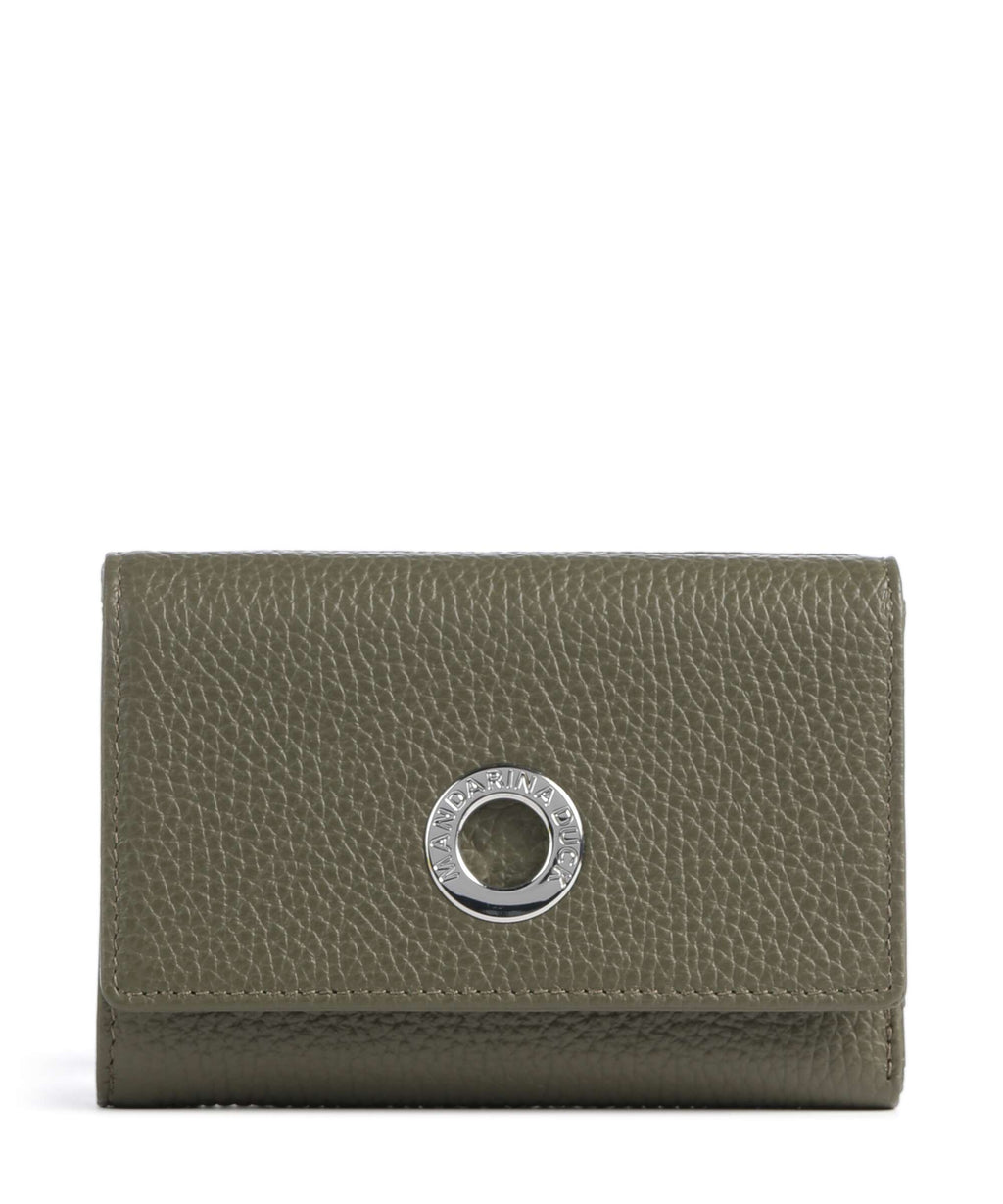 Mandarina Duck Mellow Leather Wallet winter olive