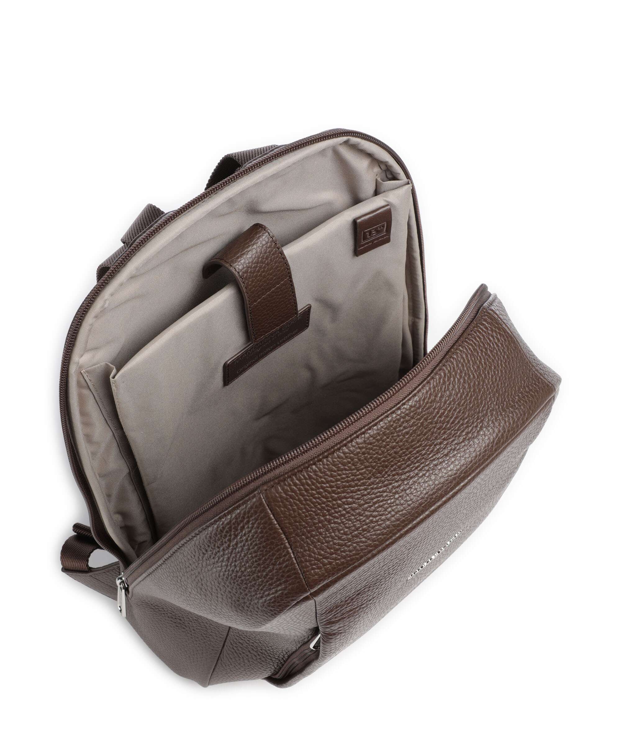 Mandarina Duck Mellow Leather Backpack espresso