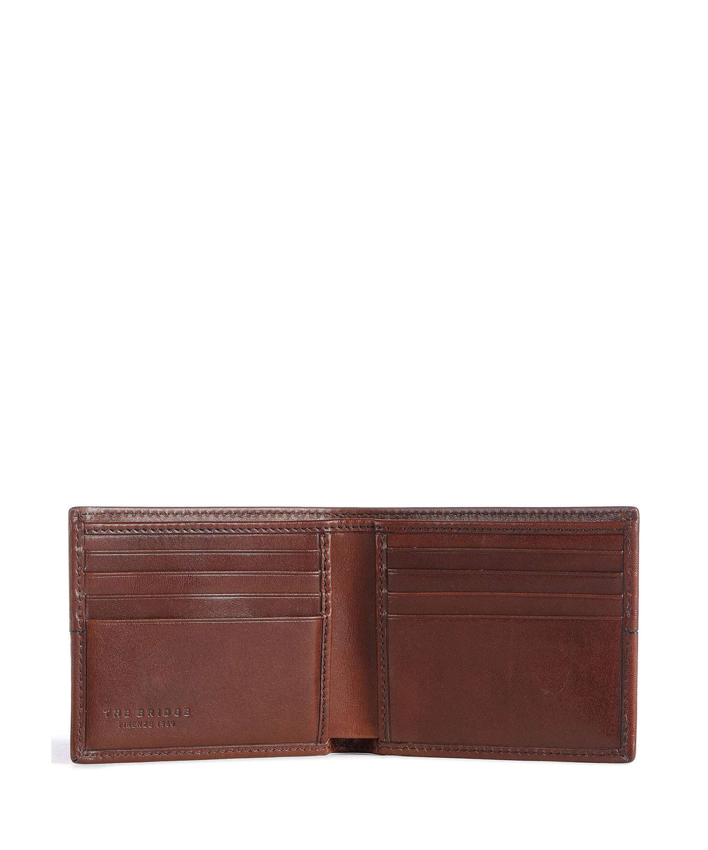 The Bridge Vespucci Credit card holder marrone