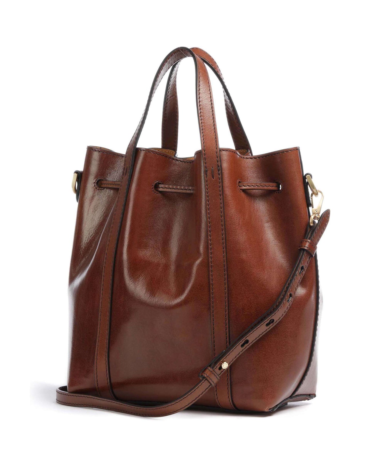 The Bridge Vittoria Bucket bag marrone