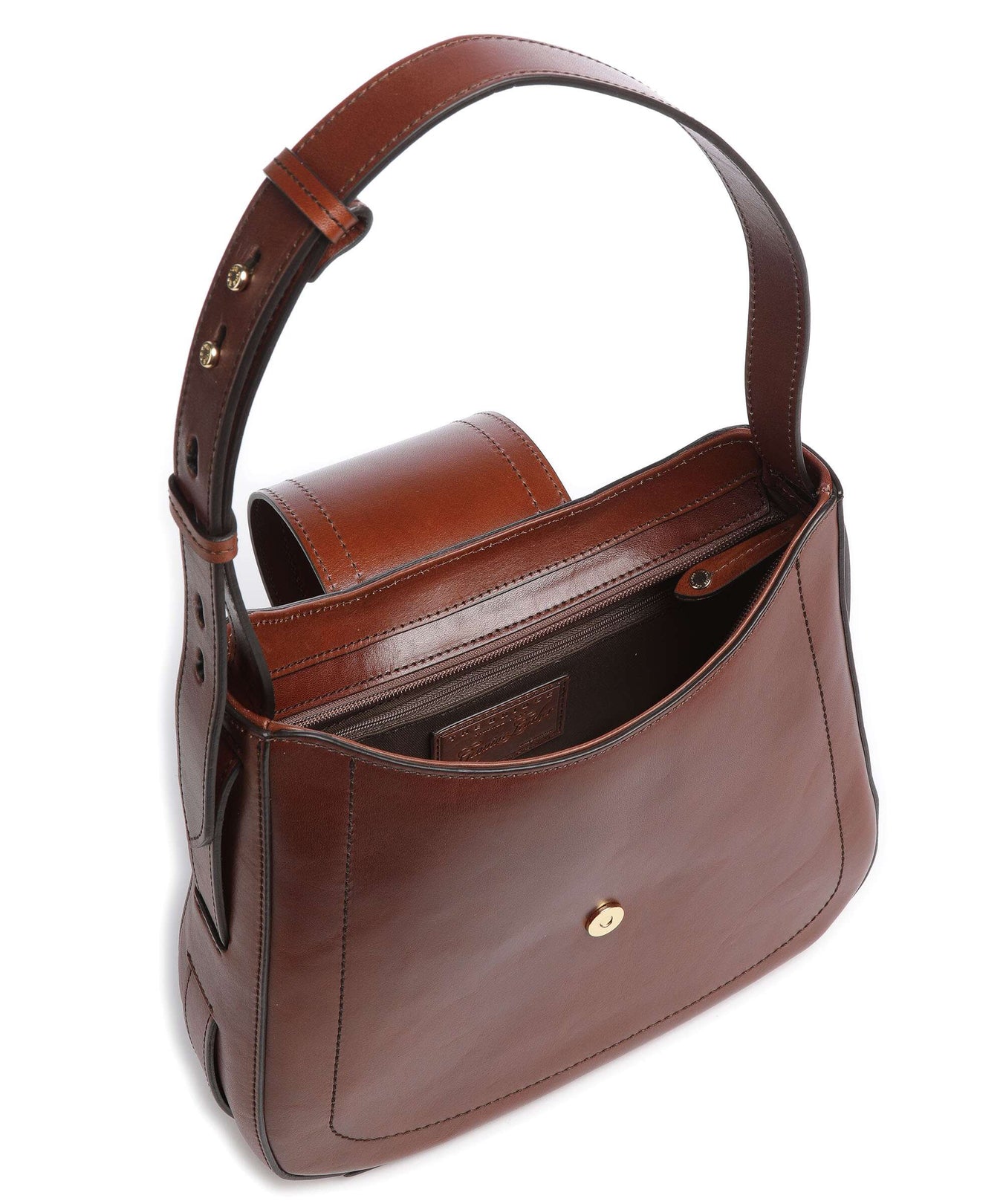The Bridge Benedetta Shoulder bag marrone/oro
