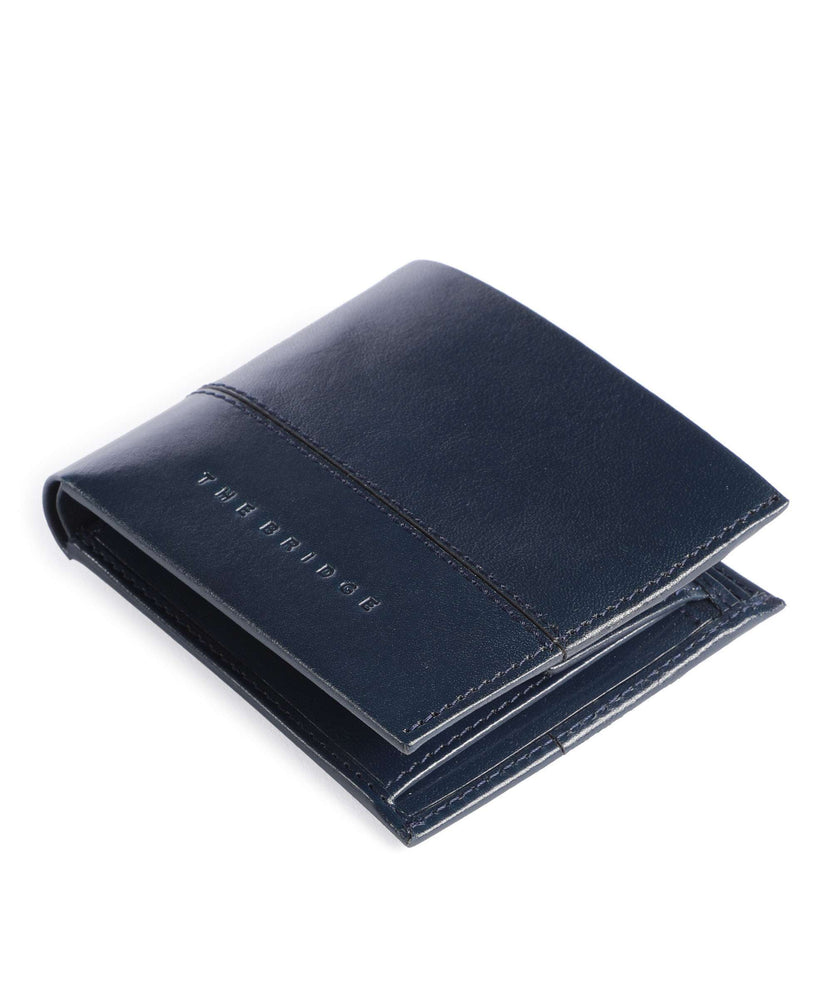 The Bridge Damiano RFID Wallet dunkelblau