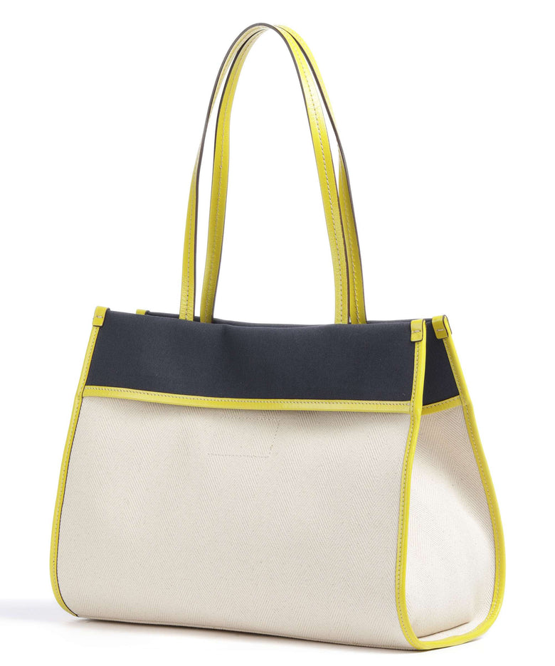 The Bridge Elisa Tote bag naturale jeans lime