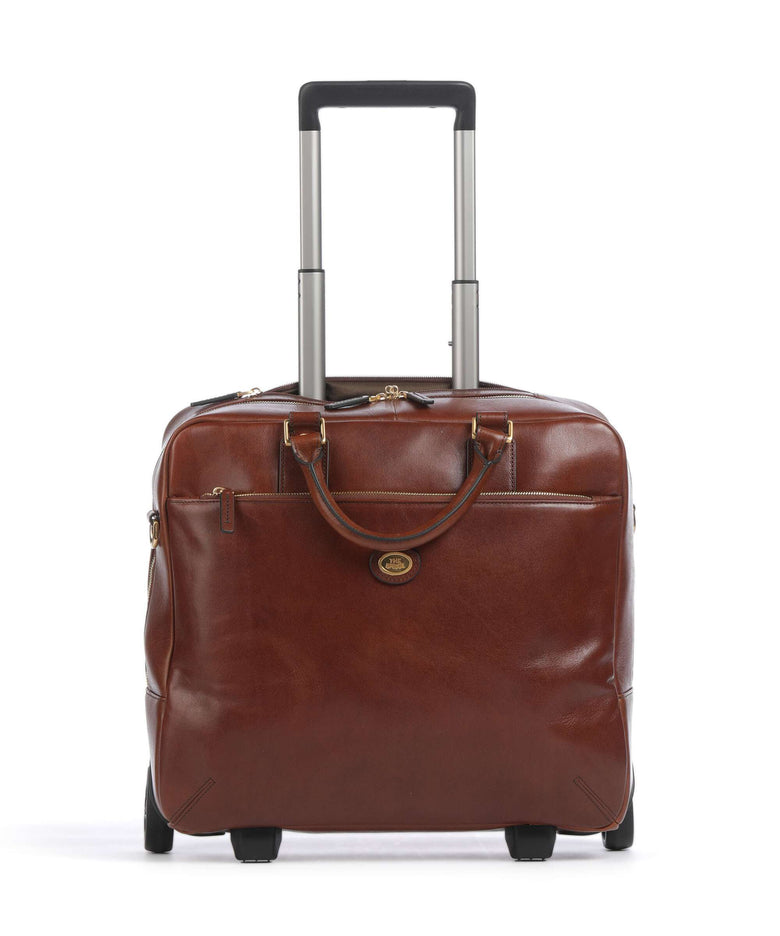 The Bridge Story Viaggio Rolling briefcase brown