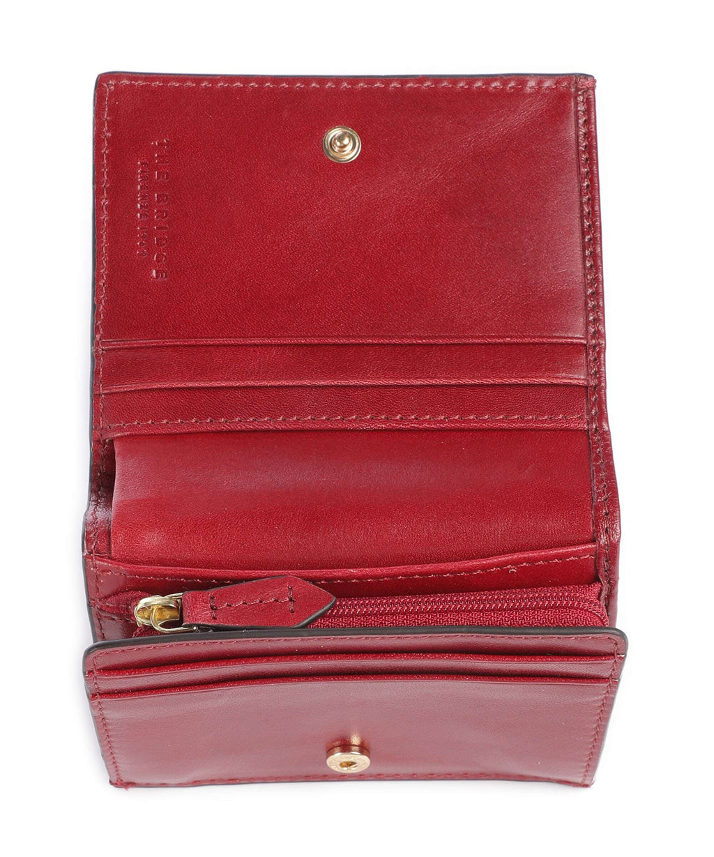 The Bridge Lucrezia Wallet rosso ribes