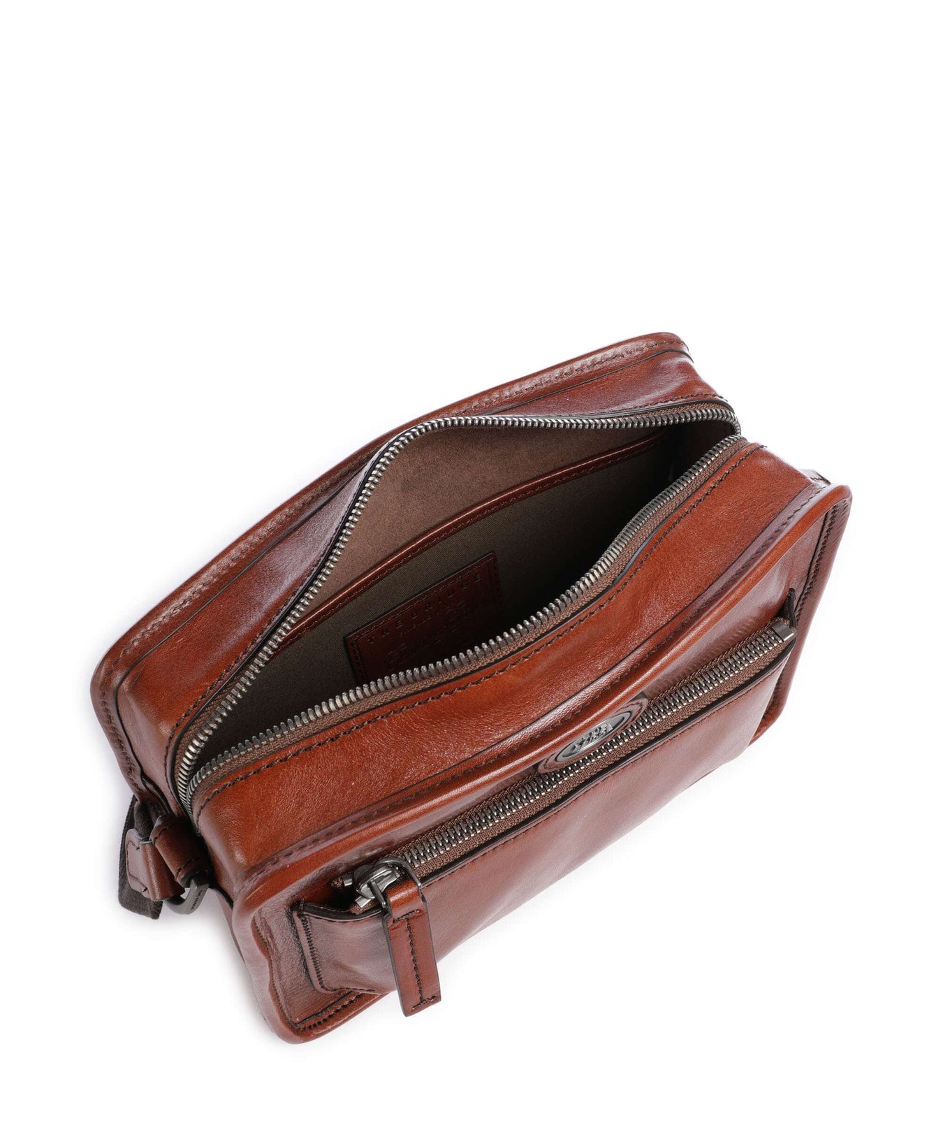 The Bridge Isaia Crossbody bag marrone/rut scamosciato opaco