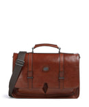 The Bridge Isaia Aktovka marrone/rut scamosciato opaco