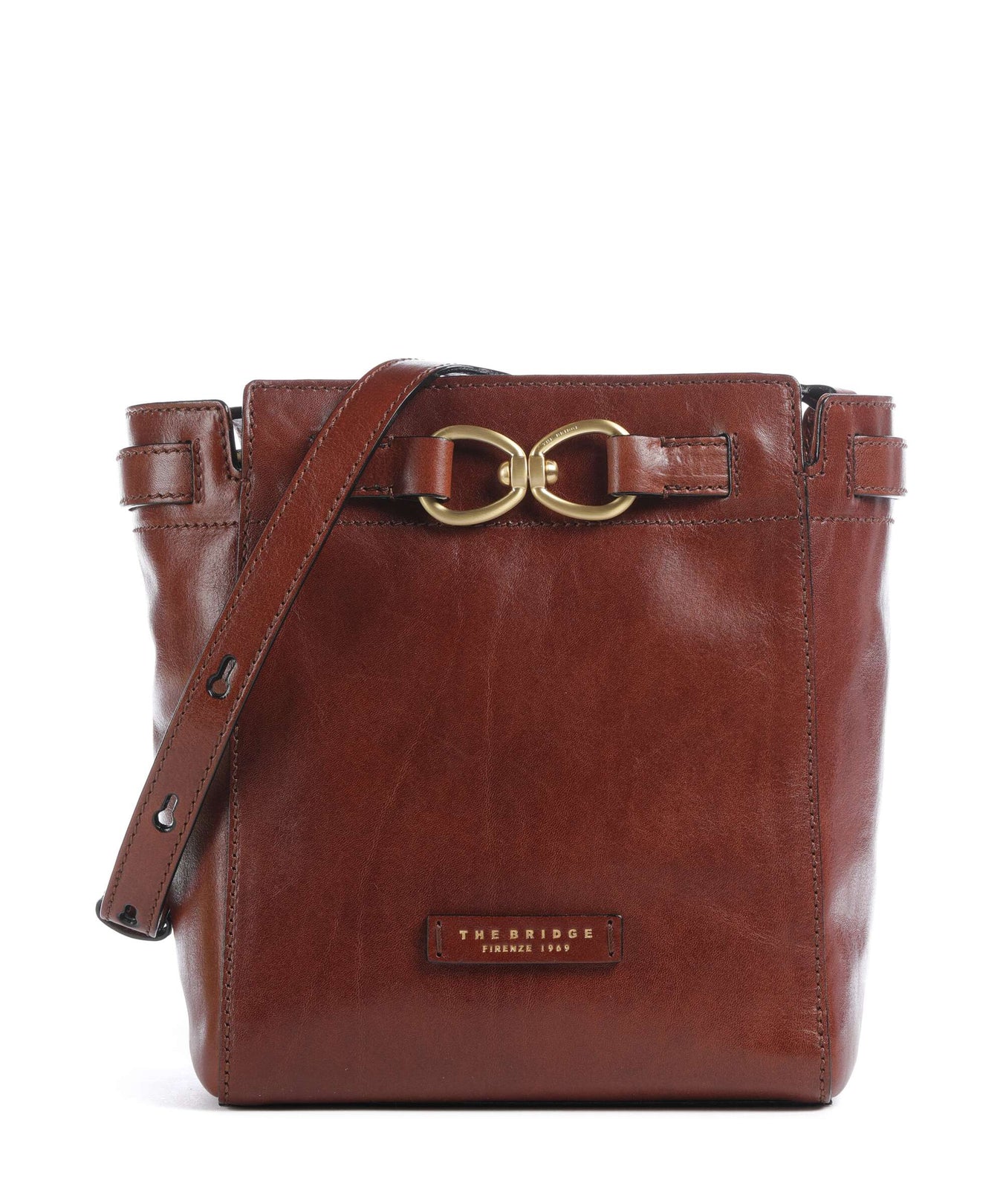 The Bridge Isotta Crossbody bag marrone