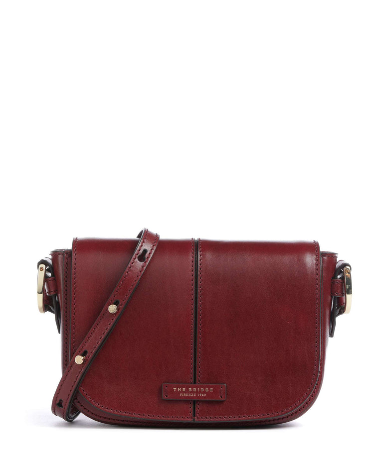 The Bridge Faentina Crossbody bag dark red