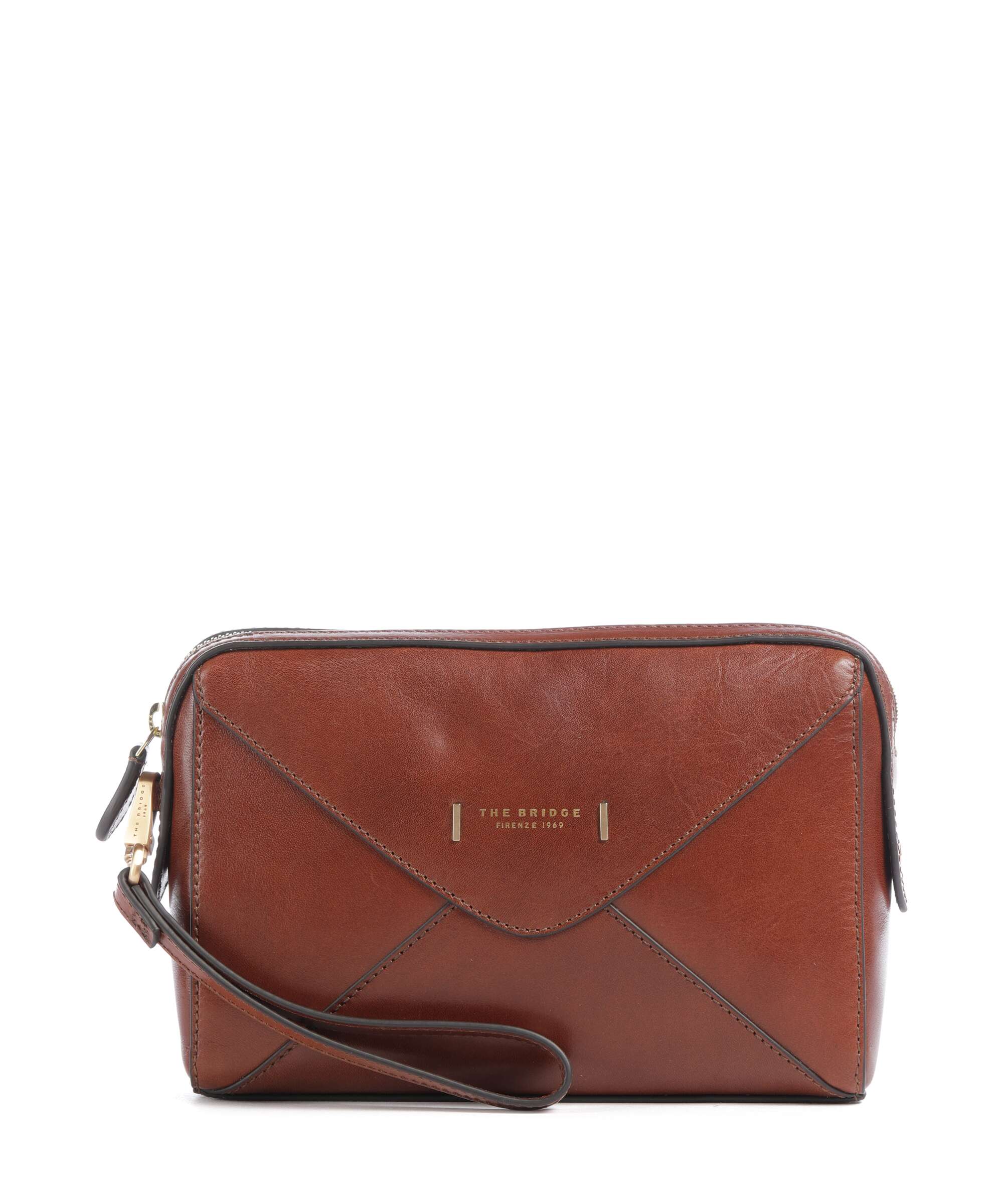 The Bridge Frida Wristlet marrone