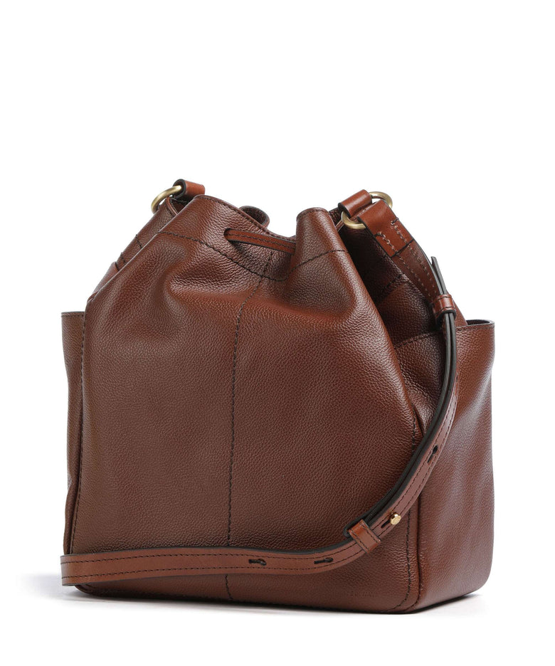 The Bridge Letizia Soft Bucket bag marrone