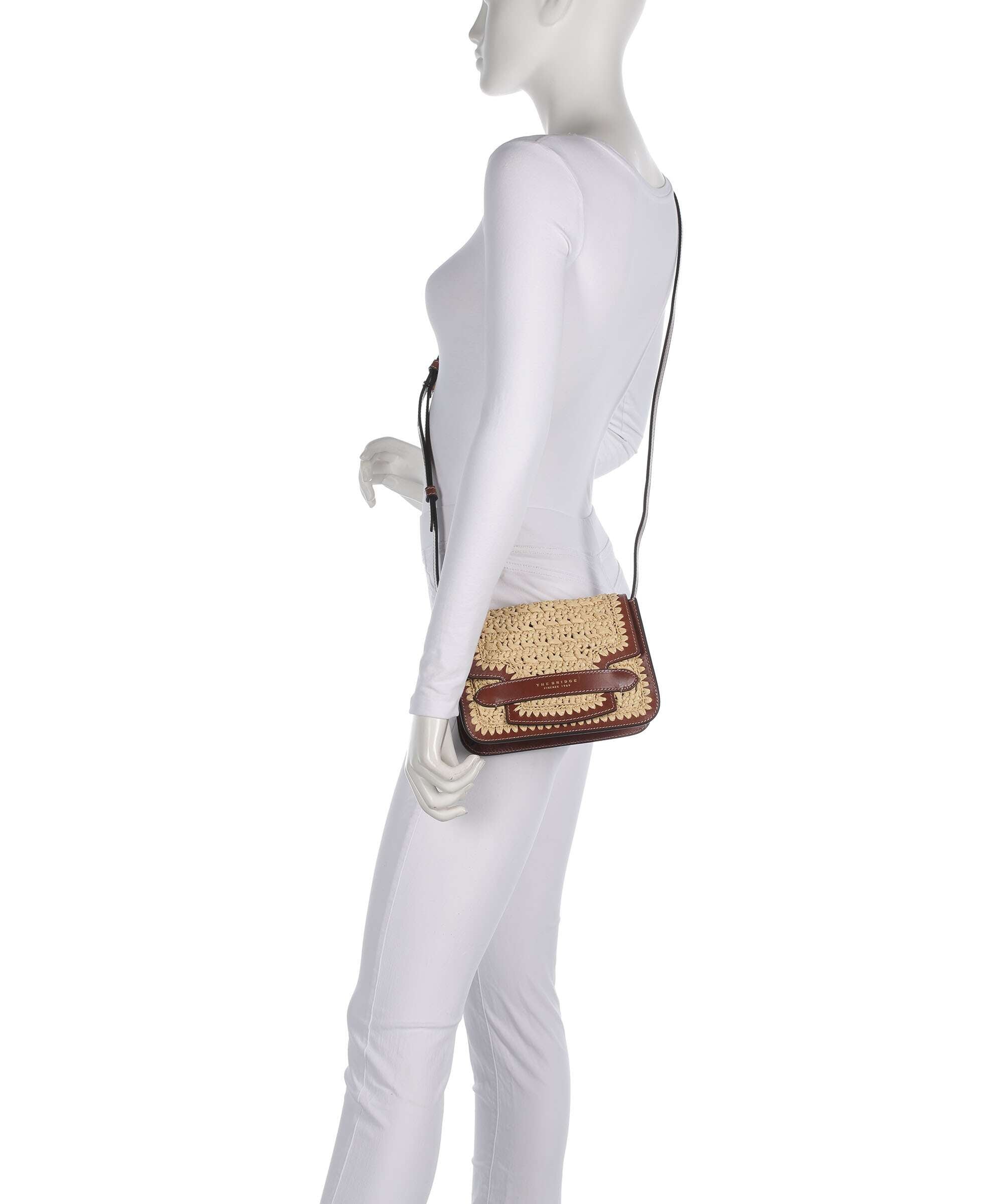 The Bridge Lucrezia Wow Crossbody bag marrone
