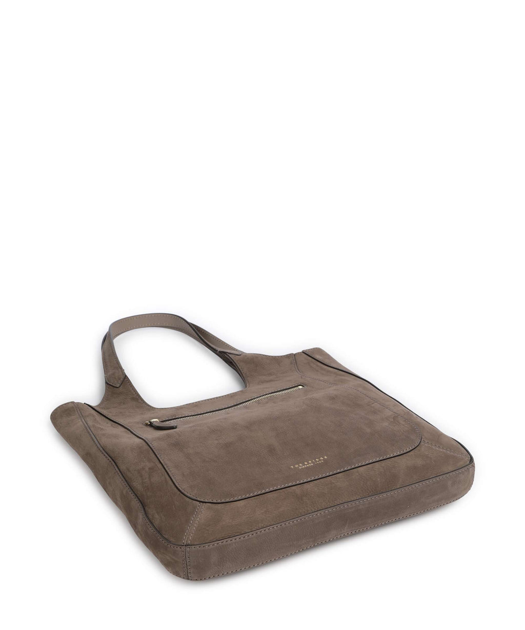 The Bridge Luce Soft Hobo bag greige