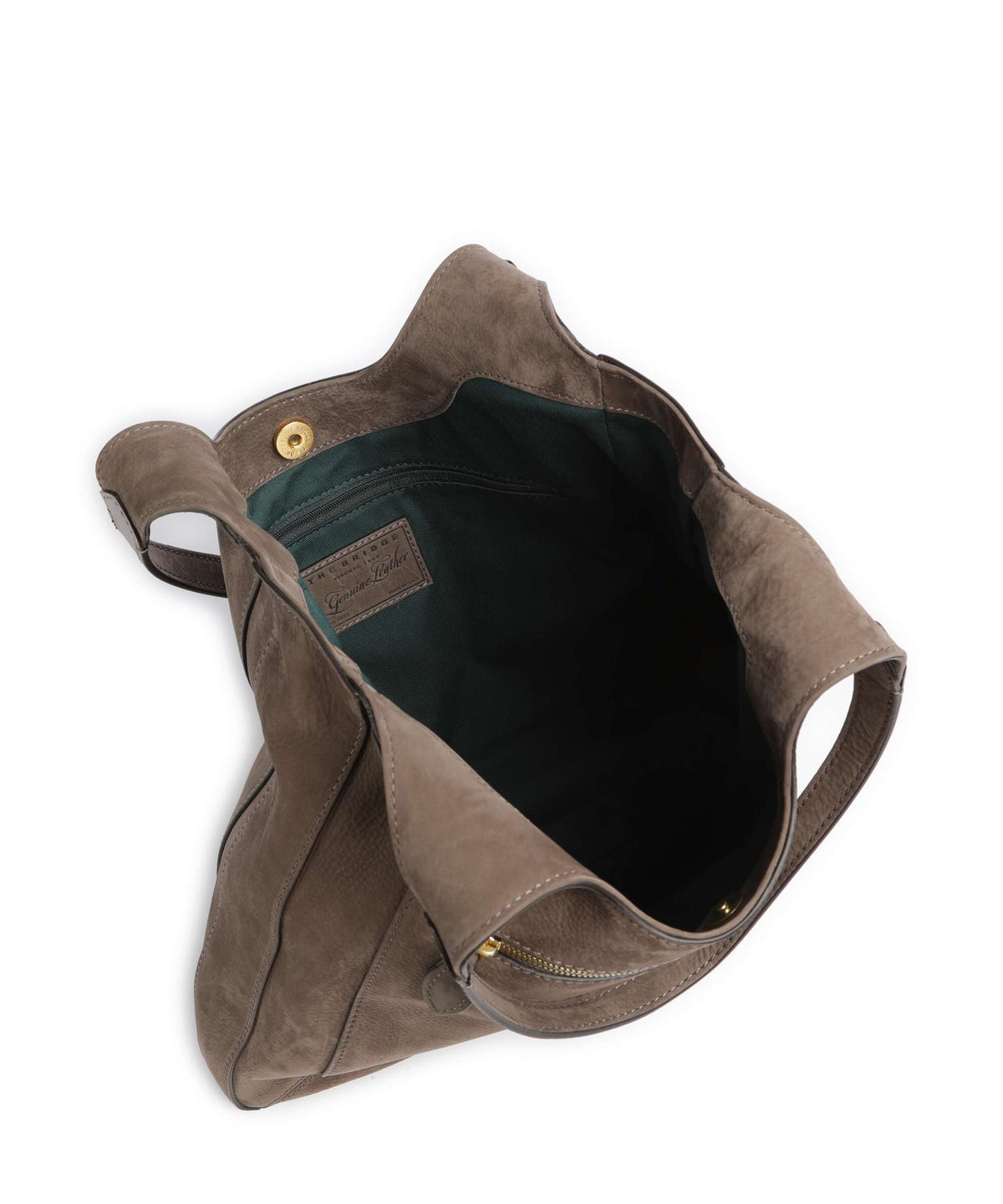 The Bridge Luce Soft Hobo bag greige