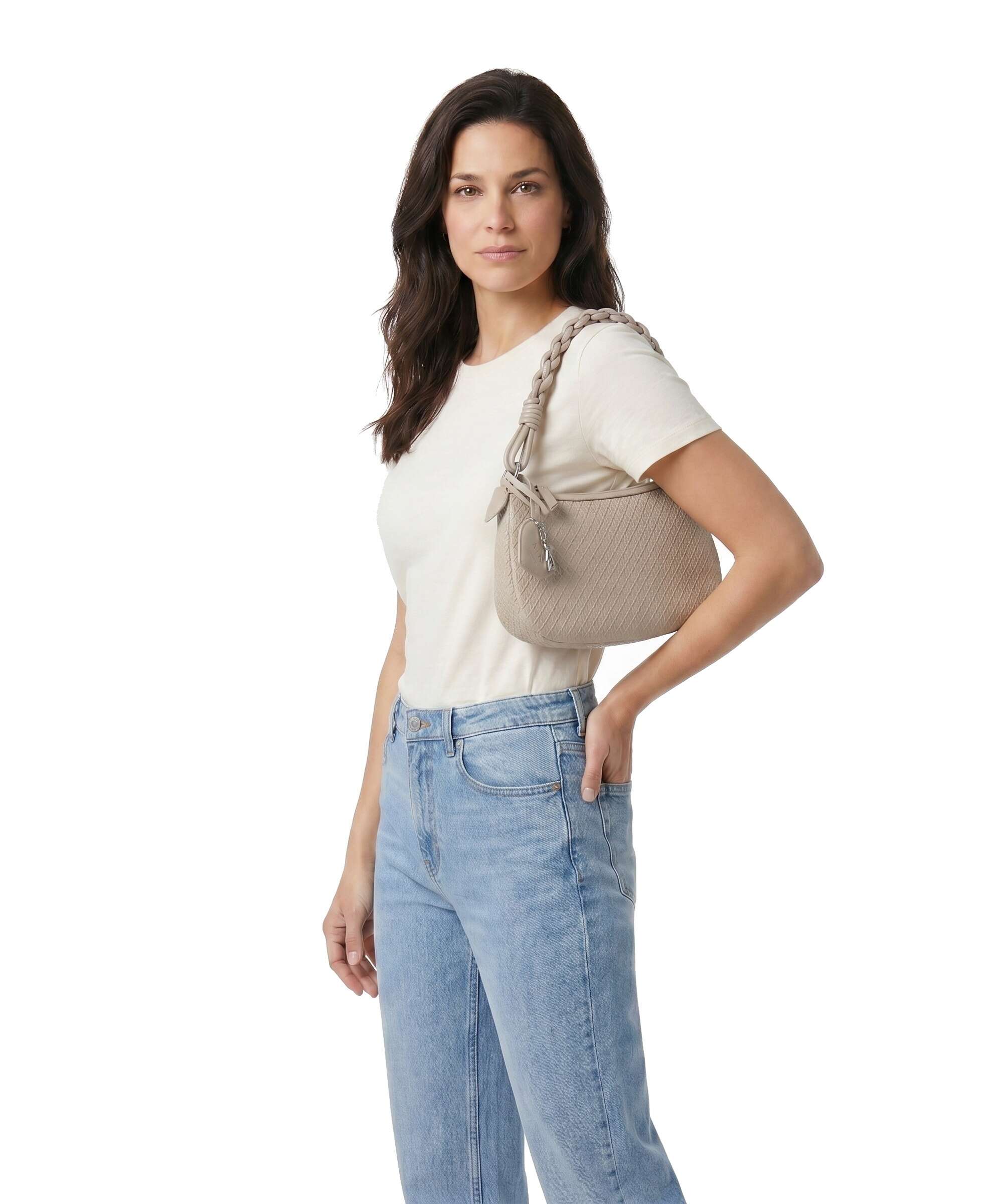 Armani Exchange Maya S Shoulder bag sand