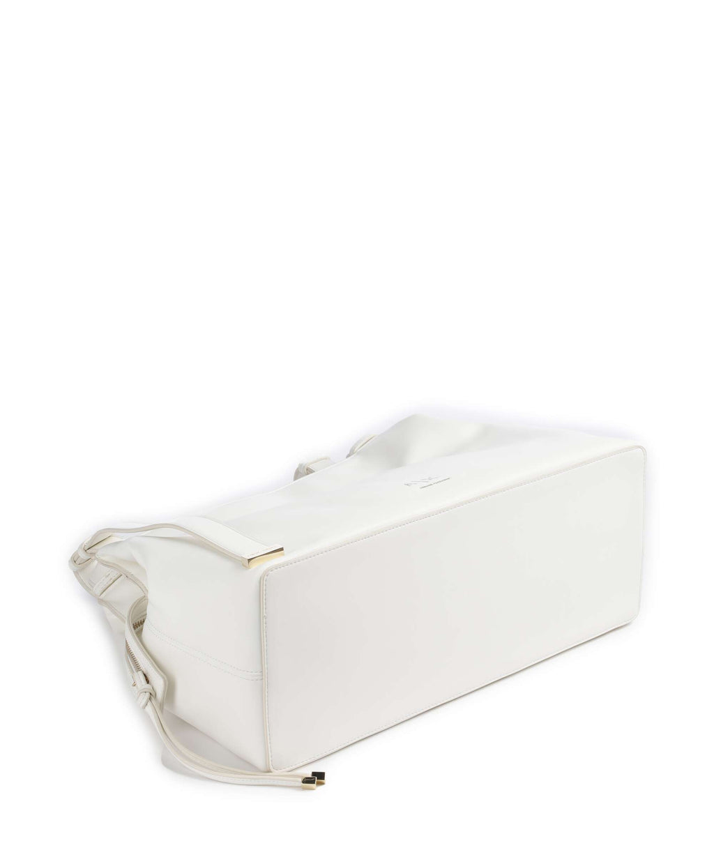 Armani Exchange Alice M Hobo bag off white