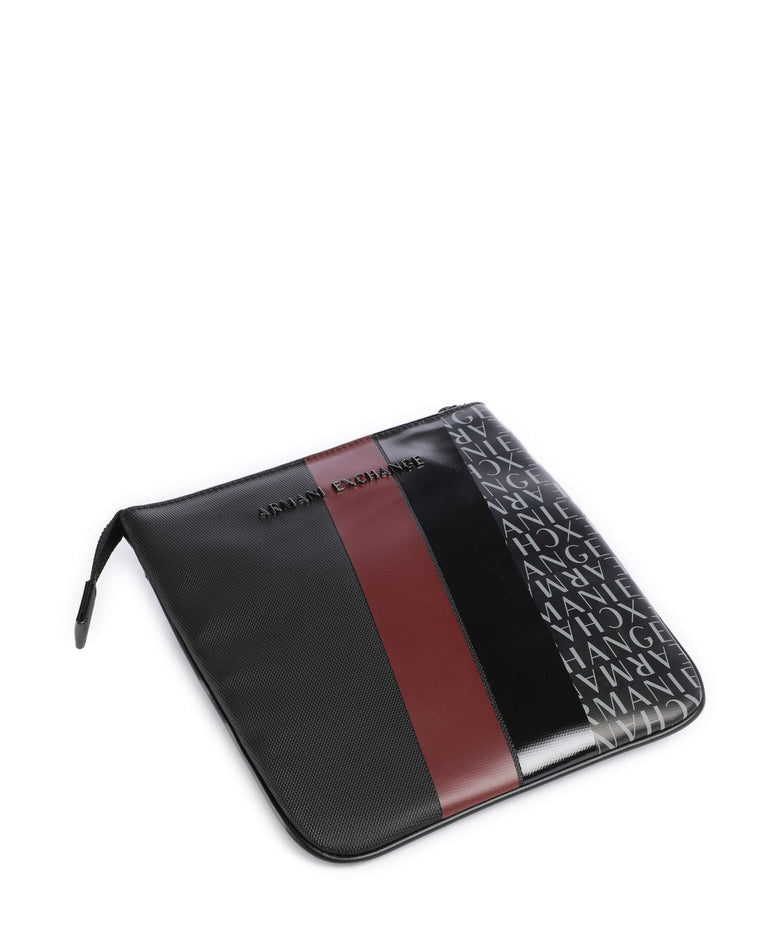 Armani Exchange Dylan Crossbody bag black/pomegranate/black shiny