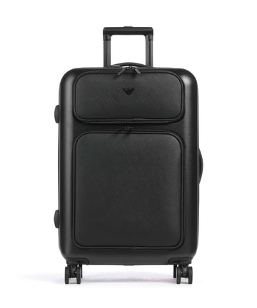 Emporio Armani Business Regenerated 4-kolesový kufor black beauty