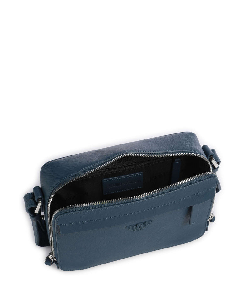 Emporio Armani Business Regenerated Crossbody bag legion blue