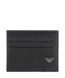 Emporio Armani Premium Nappa Puzdro na kreditné karty black beauty