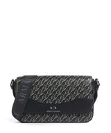 Armani Exchange Wave Monogram Taška cez rameno black