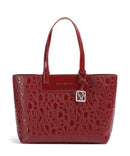 Armani Exchange Liz Patent M Shopper red dahlia
