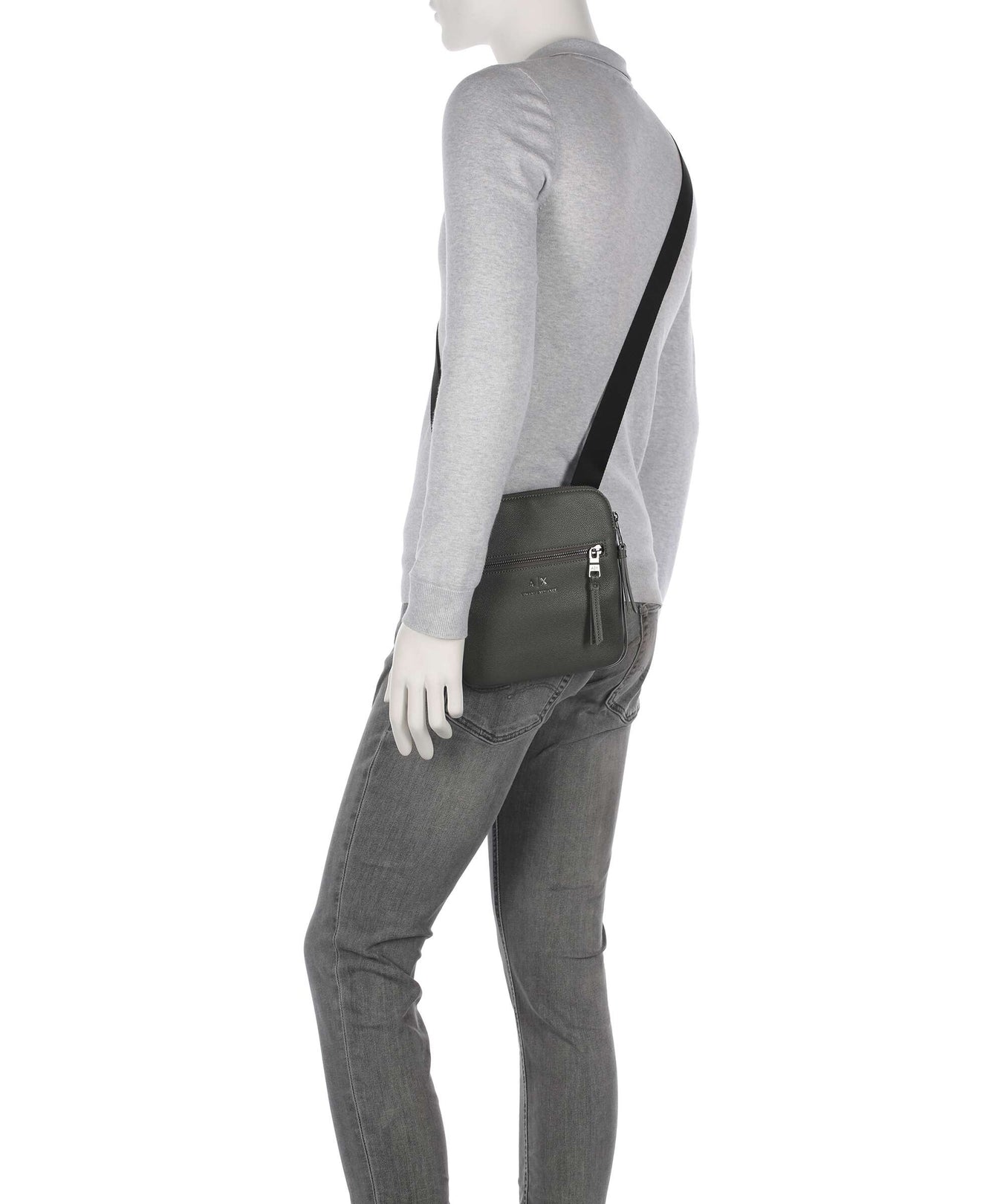 Armani Exchange Dino Crossbody bag sage