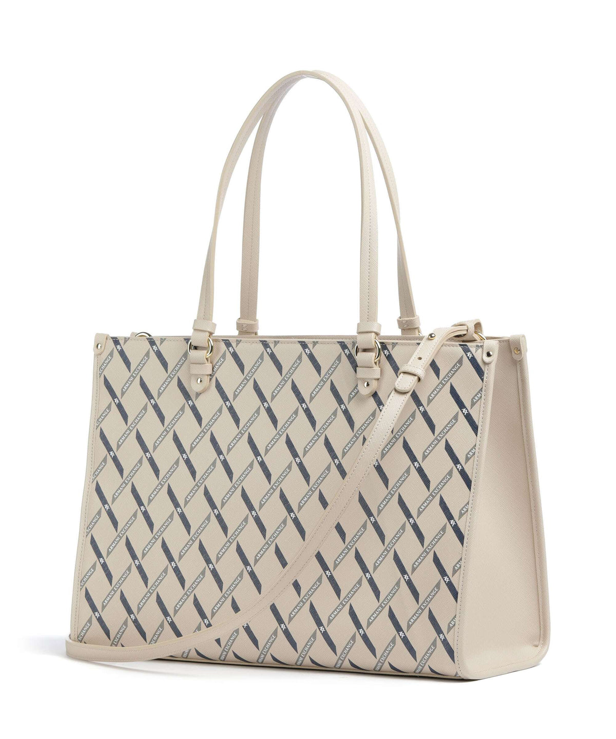 Armani Exchange Gynger Logo Tote bag sound sand