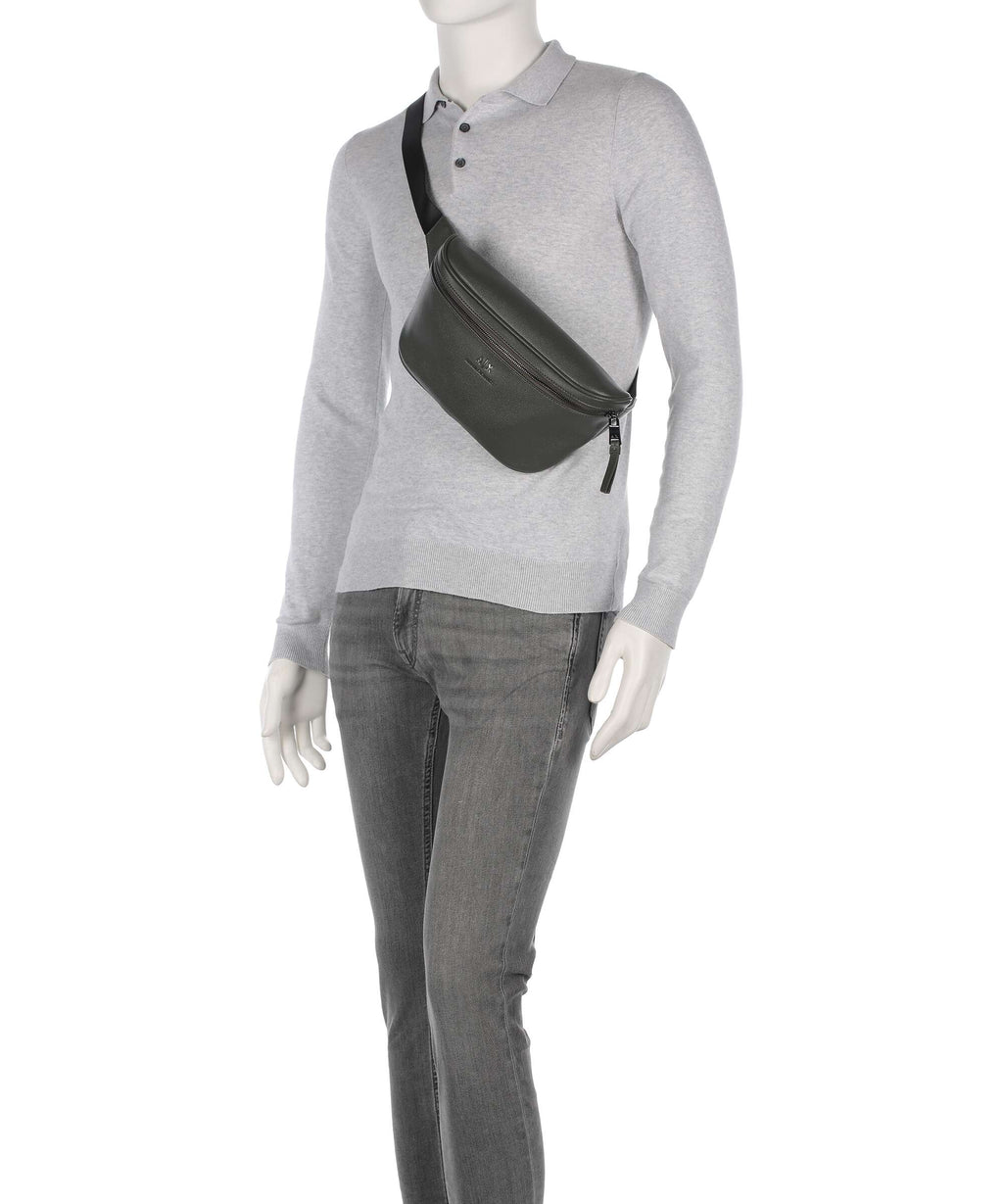Armani Exchange Dino Fanny pack sage