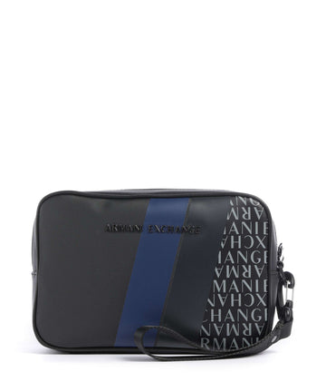 Armani Exchange Dylan Toaletná taška deep navy/estate blue/deep navy shiny