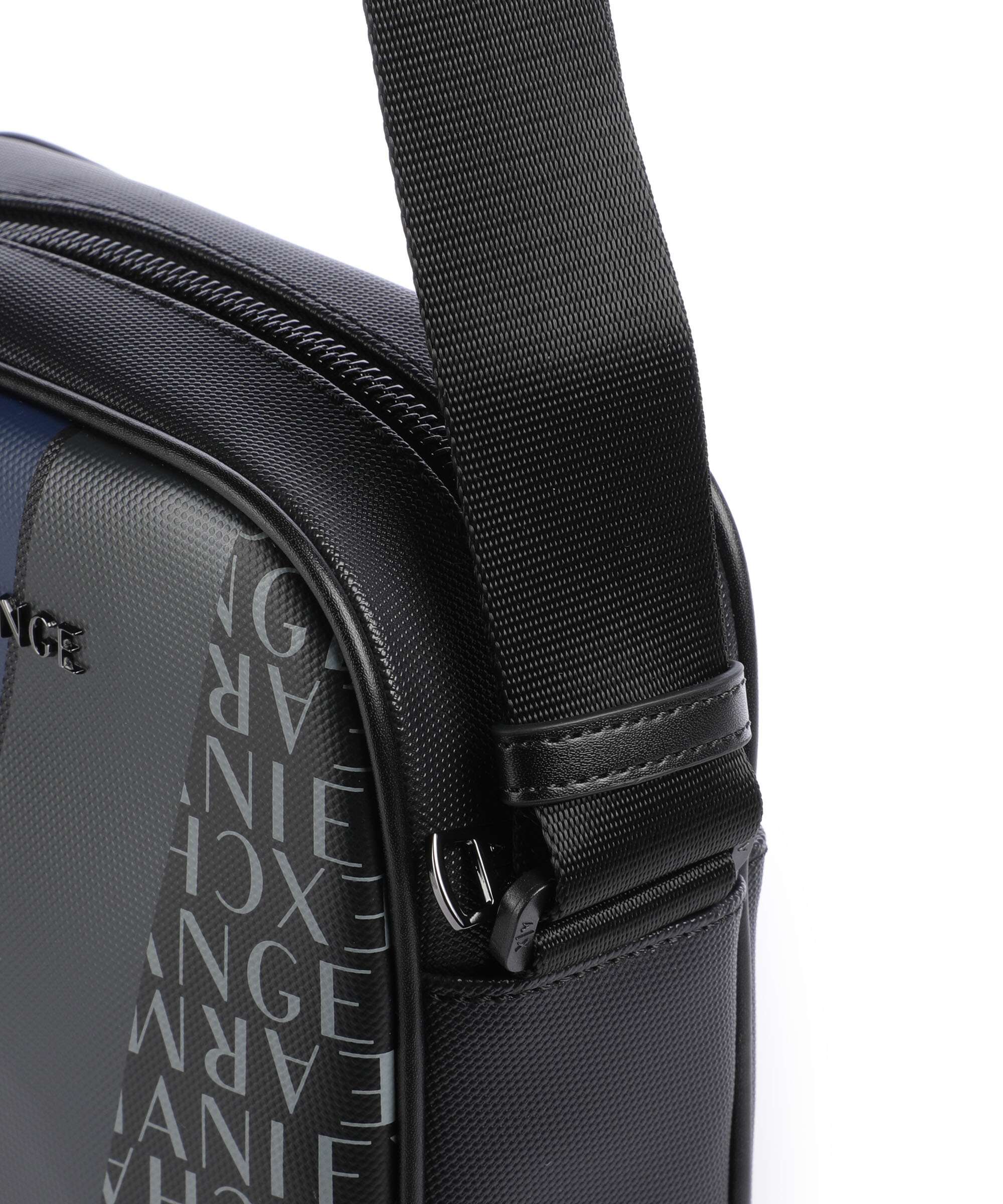 Armani Exchange Dylan Crossbody bag deep navy/estate blue/deep navy shiny