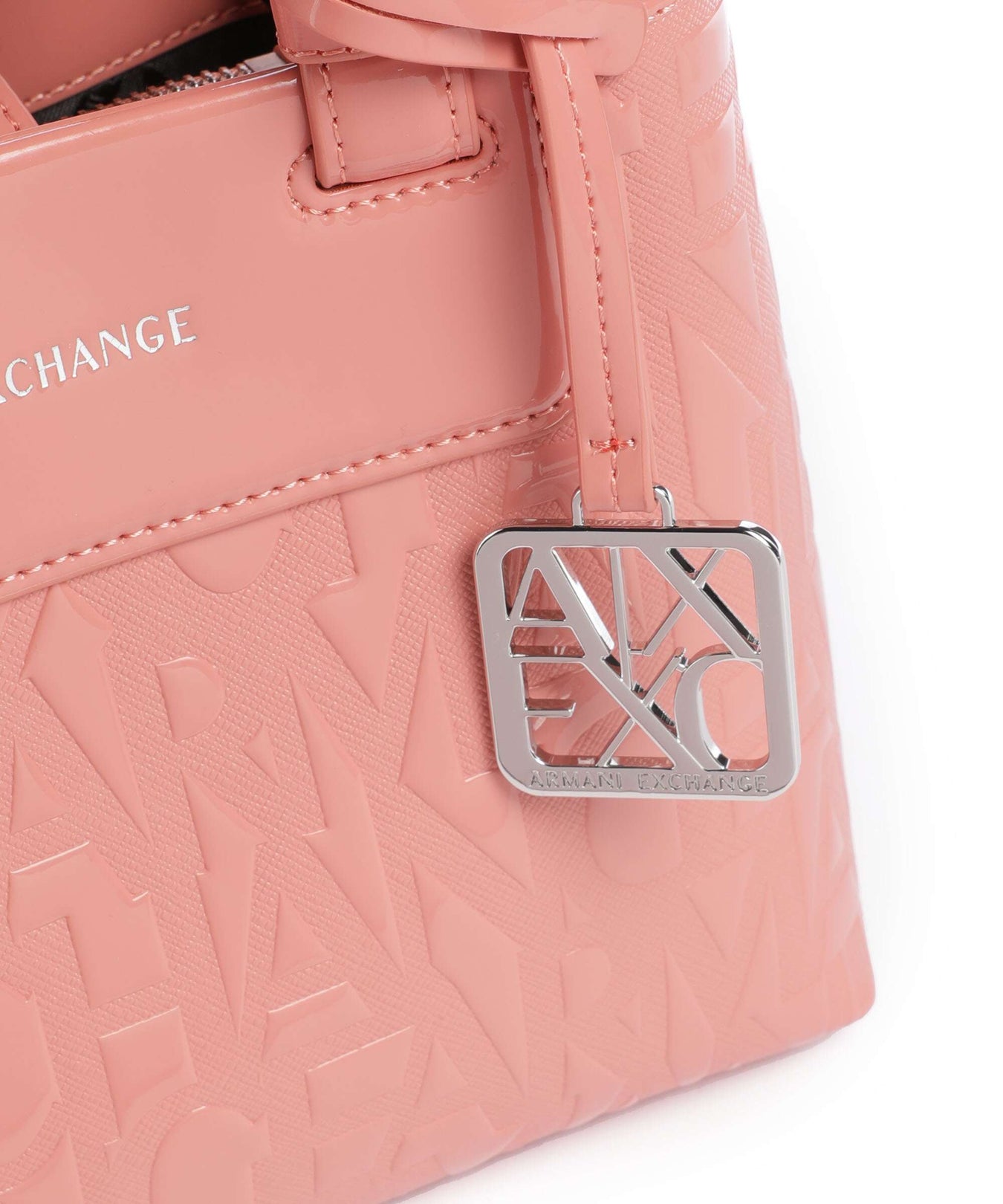 Armani Exchange Liz Patent S Handbag petal pop