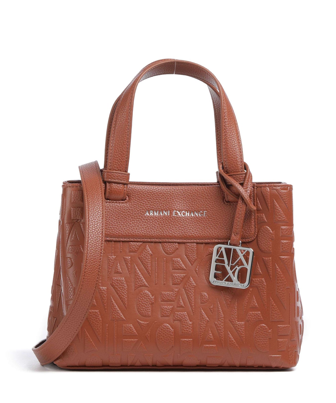 Armani Exchange Liz Monogram S Handbag coconut shell