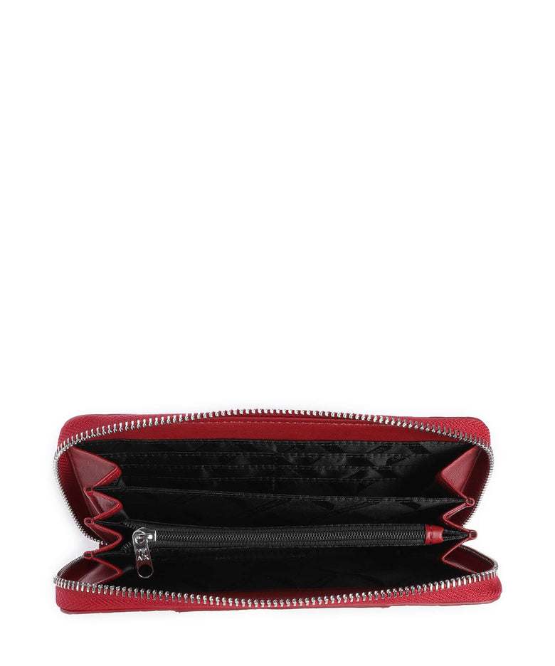 Armani Exchange Liz Patent Wallet red dahlia