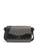 Armani Exchange Wave Monogram Taška cez rameno brown bass/black