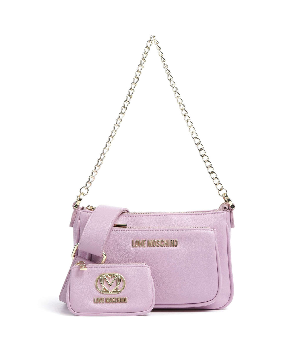 Love Moschino Pouch Charm Shoulder bag glicine