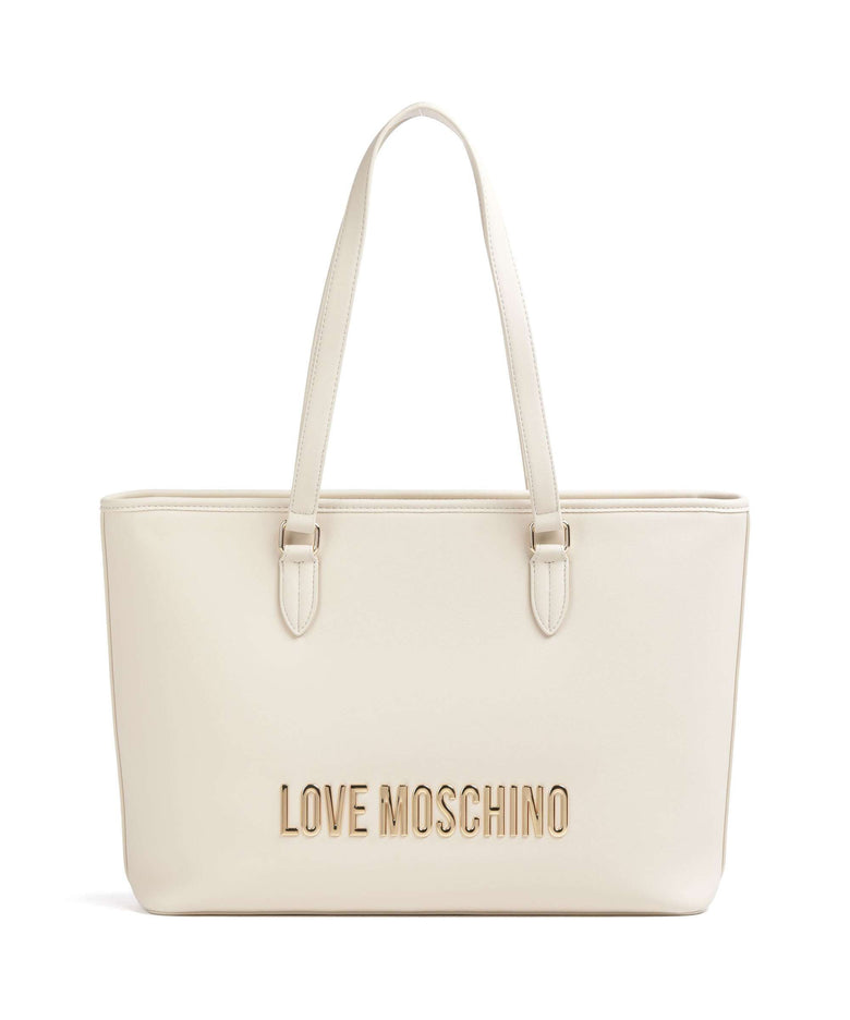 Love Moschino Bold Love Tote bag avorio