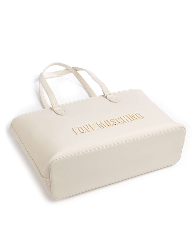 Love Moschino Bold Love Tote bag avorio