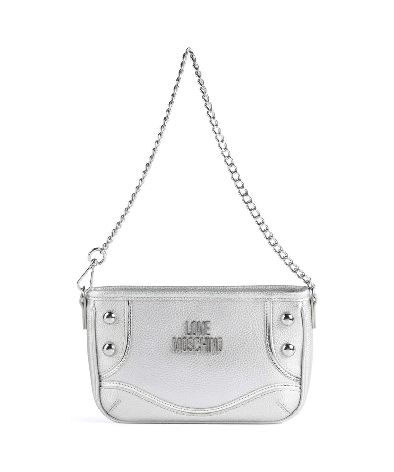 Love Moschino Rock'N Love Shoulder bag silver