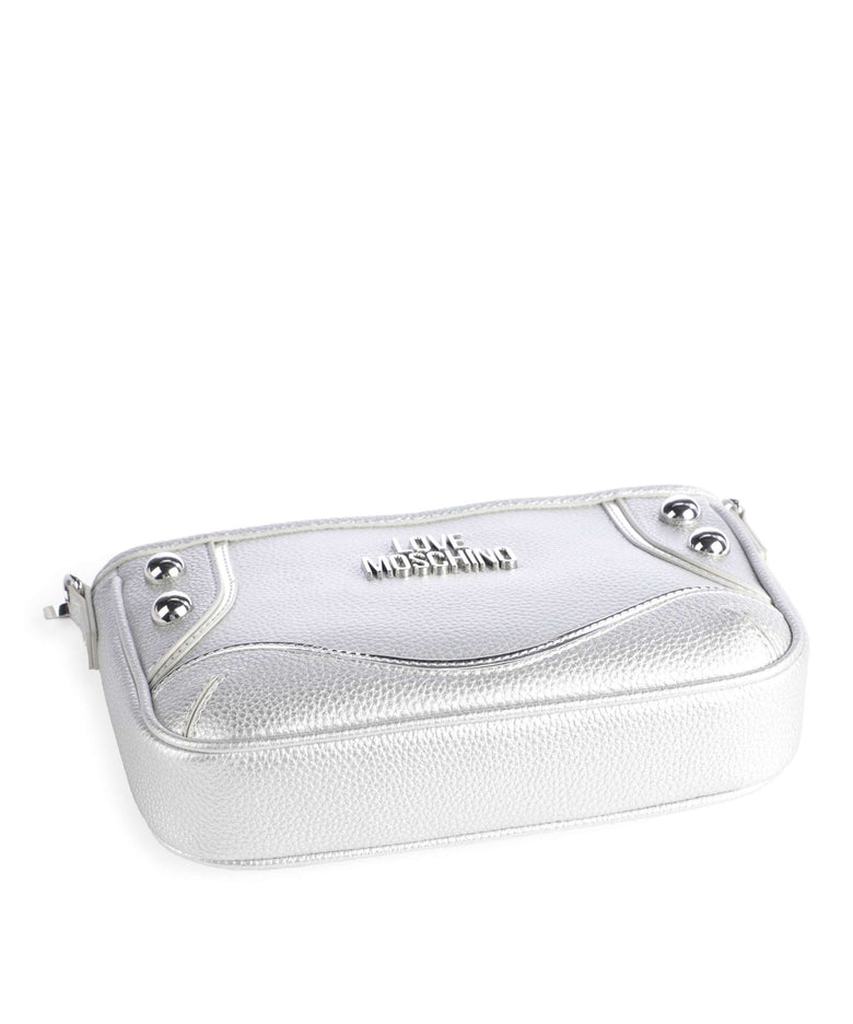 Love Moschino Rock'N Love Shoulder bag silver