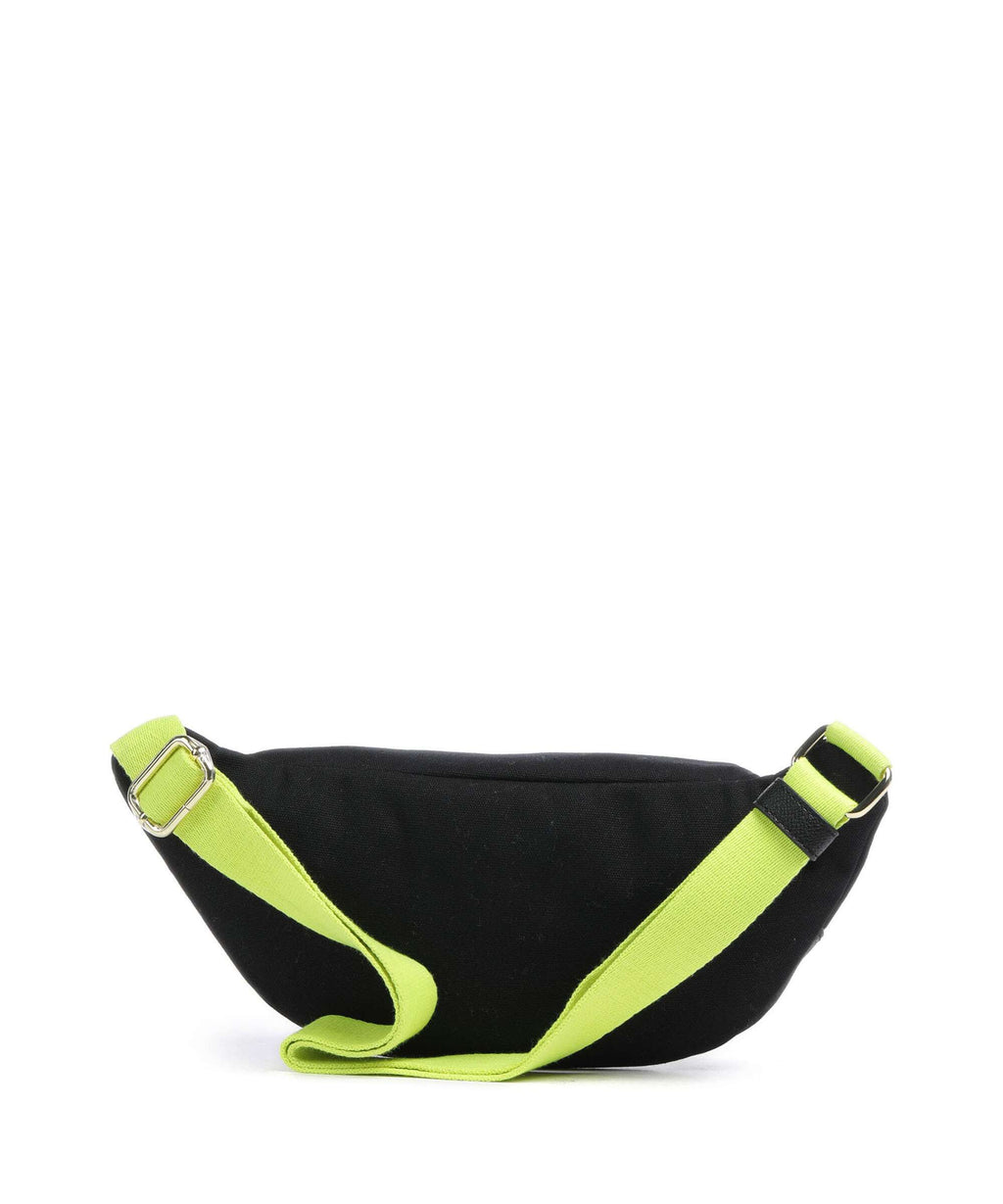Love Moschino Free-Time Fanny pack nero/lime